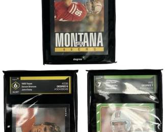 Montana Elway Marino Graded Football Card Lot