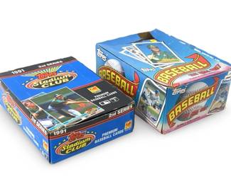 1989 & ‘91 Topps Baseball Wax Boxes
