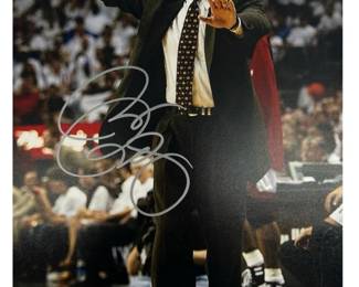 Pat Riley Autographed Miami Heat Photo GFA