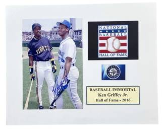 Ken Griffey Jr. Signed Hall of Fame Photo w/ COA