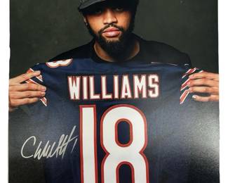 Caleb Williams Signed Chicago Bears Photo