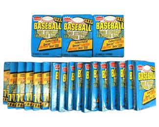20pc. 1987 Fleer Baseball Unopened Wax Pack Lot