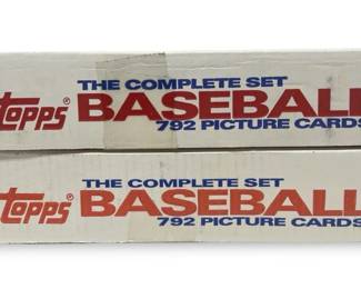 (2) 1987 Topps Factory Sealed Baseball Complete