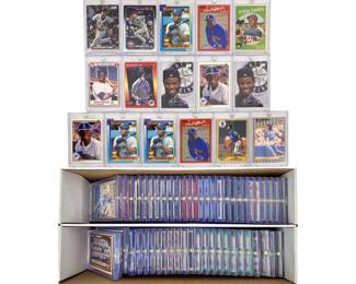 Large Griffey, Banks, & Jackson Baseball Card Set