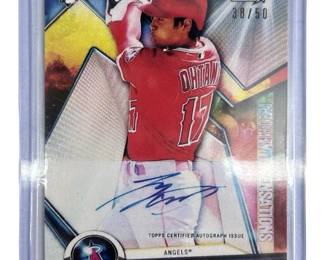 2018 Bowman’s Best Shohei Ohtani RC Auto /50