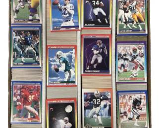 Large Assortment of Vintage Football Cards