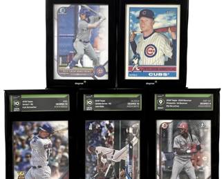 5 Graded Baseball Rookie & Prospect Cards
