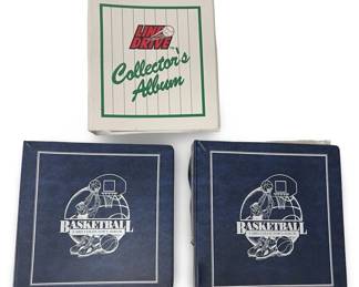 (3) Binders Vintage Mixed Sports Cards