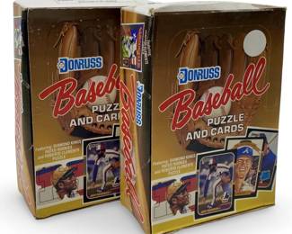 2pc 1987 Donruss Baseball Wax Boxes