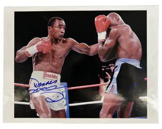 Sugar Ray Leonard Signed Boxing Photo w/ COA