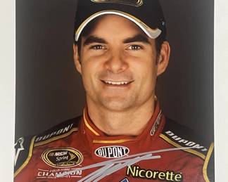 Jeff Gordon Signed Photo w/COA
