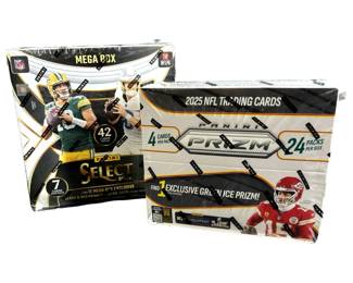 2pc NFL Panini Select & Prizm Factory Sealed Boxes