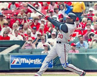 Ken Griffey Jr. Autographed Baseball Photo
