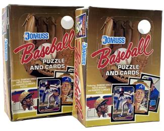 2pc 1987 Donruss Baseball Wax Box Lot