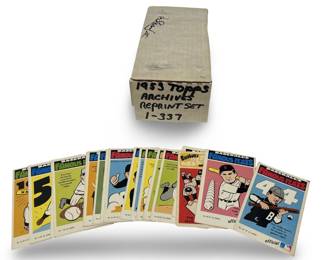 1953 Topps Archives Reprint Set Famous Feats