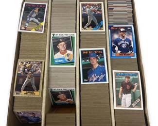 1987/88/90 Topps Baseball Card Sets