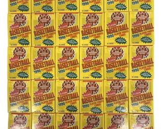 (30) 1990 Fleer Basketball Unopened Wax Packs