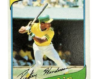 1980 Topps Rickey Henderson Rookie Card #482