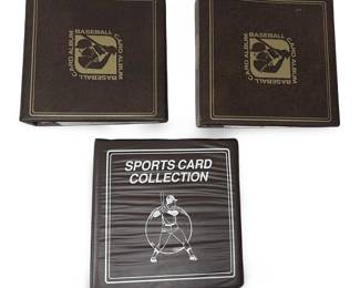 (3) Binders Vintage 80’s Baseball Cards