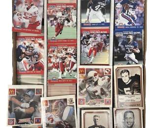 Large Box of Vintage 1990 NFL Pro Set Team Sets