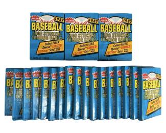 20pc 1987 Fleer Baseball Unopened Wax Packs