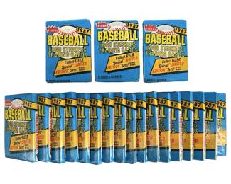 20pc. 1987 Fleer Baseball Unopened Wax Packs