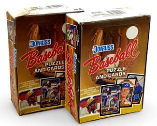 2pc 1987 Donruss Baseball Wax Boxes