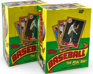 2pc 1987 Topps Baseball Wax Boxes