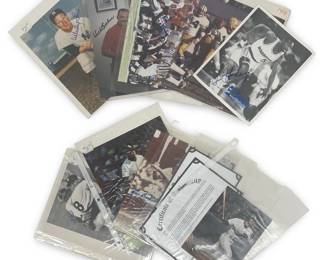 Assorted Mixed Sports Autograph Photos Collection