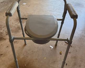 Folding Bedside Commode Chair.
