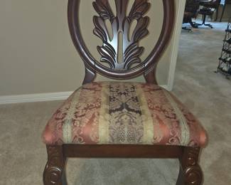 Set of four dining room chairs.