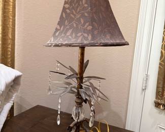 Sewing Machine table storage, Beautiful lamp for sale.