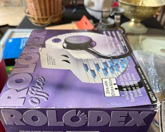 Large Rolodex.