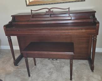 Henry F. Miller Upright Piano.