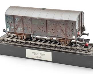 Lot 1058 Yoko Ono (American/Japanese, B. 1933) 2005-06, 'Freight Train', H 7.5" L 16" Depth 4.75"