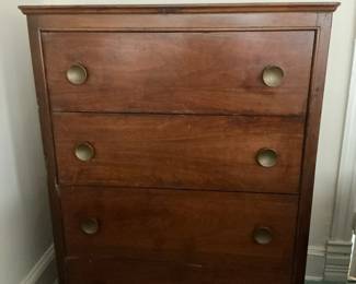 SKU BDB125. Large Wooden Dresser - 19.5 deep x 35 wide x 48 tall 