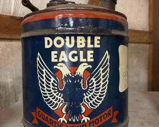 Double Eagle Motor Oil Can