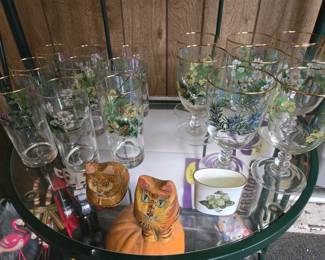Worchester herbs glassware