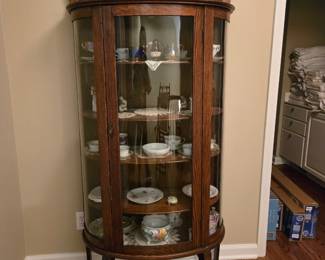 We have 2 curved glass china cabinets