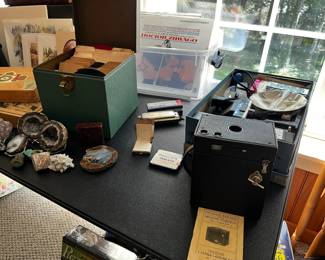 Vintage Cameras and LP Records