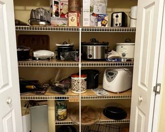 Countertop Appliances and Vintage Tins