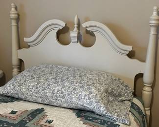 Twin Headboard, Frame and Mattress set (bedding not included)
