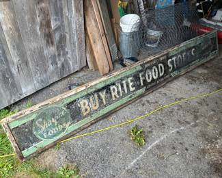 Old store sign