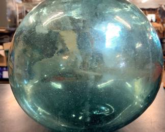 Huge antique Japanese fishing globe