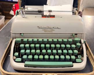 Vintage 1930s or 40s Remington typewriter the ultimate hipster riding device