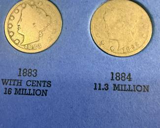 22 liberty nickels