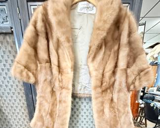 Mink cape