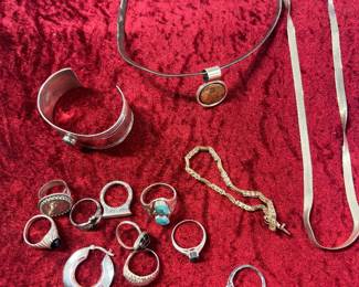 Collection of Sterling jewelry