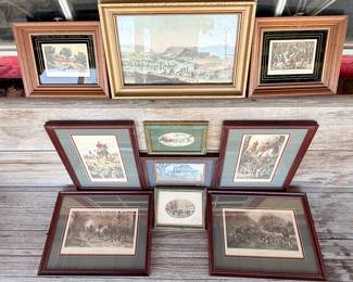 Collection of art sold as a lot