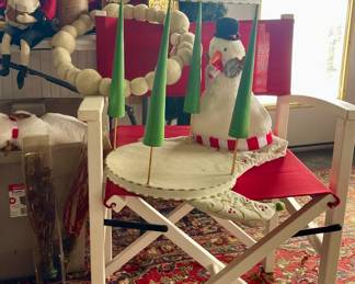 FOLDING DIRECTORS CHAIR